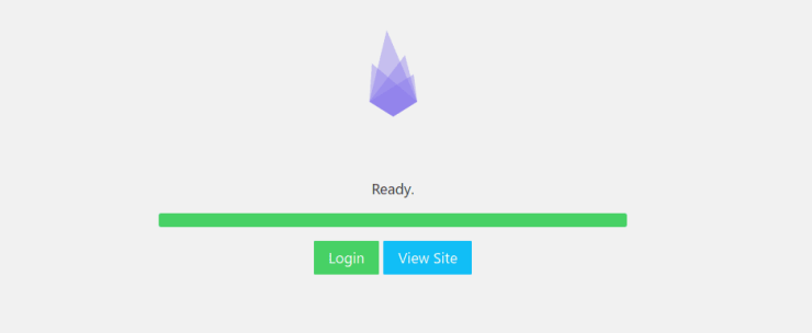 Installation abgeschlossen