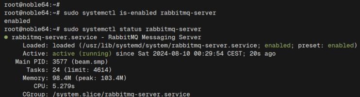 Servicestatus prüfen