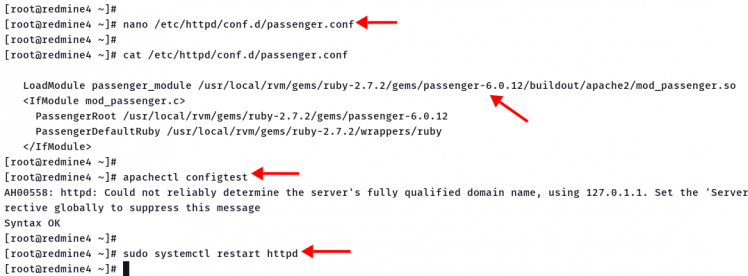 Apache für Phusion Passenger einrichten