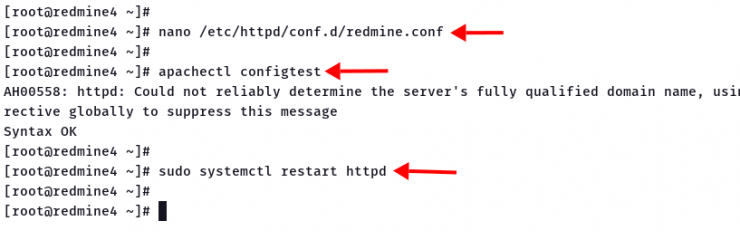 Apache Virtual Host für Redmine einrichten