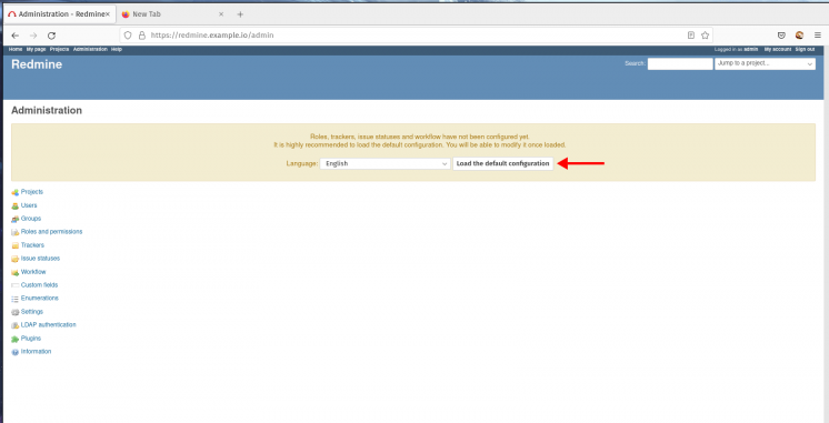 Redmine Admin Dashboard