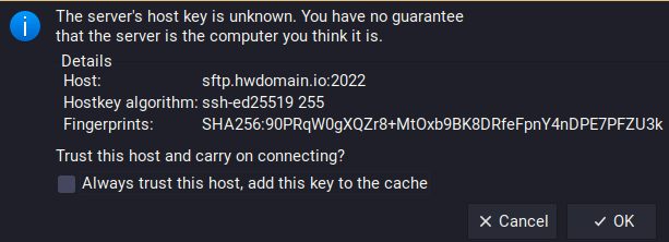 Zertifikate bestätigen