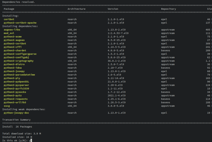 certbot installieren