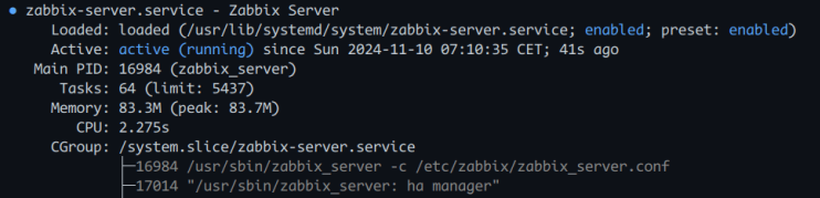 zabix0server prüfen