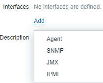 Zabbix Agent Schnittstelle