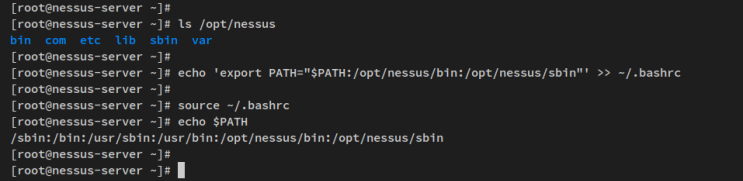 nessus PATH