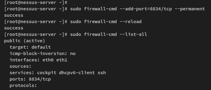 firewalld einrichten