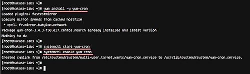 Yum-cron auf CentOS 7 installieren