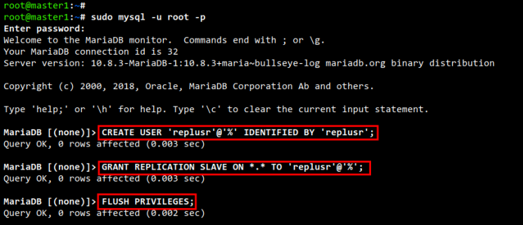 Replikationsbenutzer anlegen
