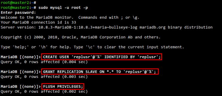 Replikationsbenutzer anlegen