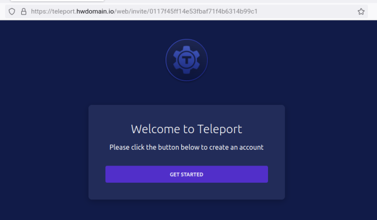 Teleport Benutzer einrichten