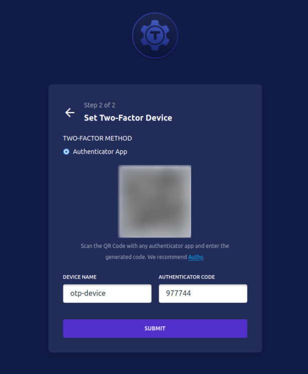 Zwei-Faktor-Authentifizierung einrichten