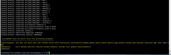 Konfigurieren von Strong-Swan-Quellen