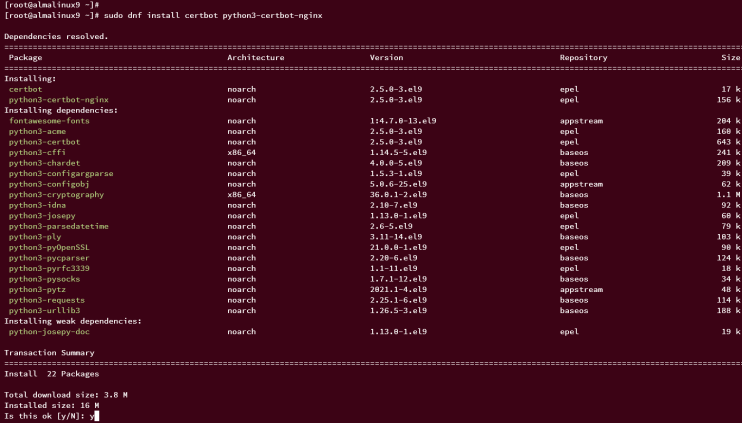 certbot installieren