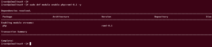 php8.1 remi repositry aktivieren