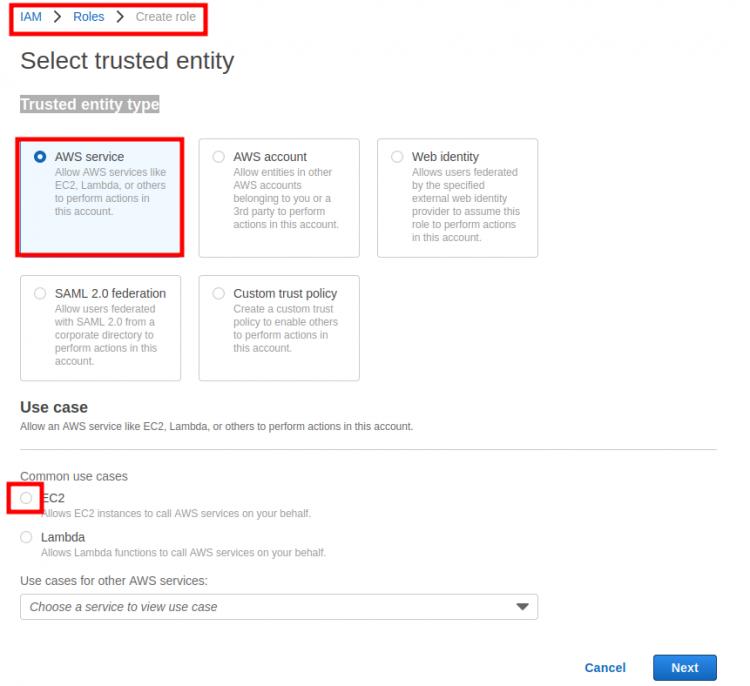Vertrauenswürdige Organisation auswählen