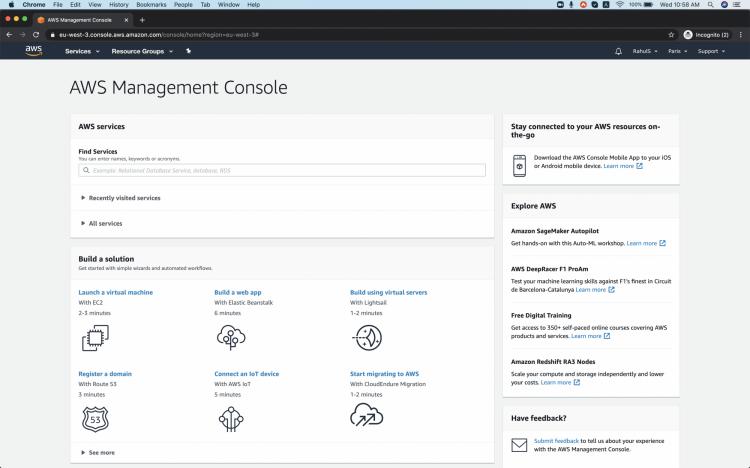 AWS Management-Konsole