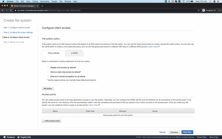 Client-Zugang konfigurieren