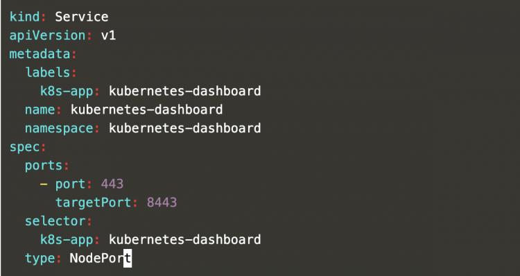 Diensttyp in NodePort ändern