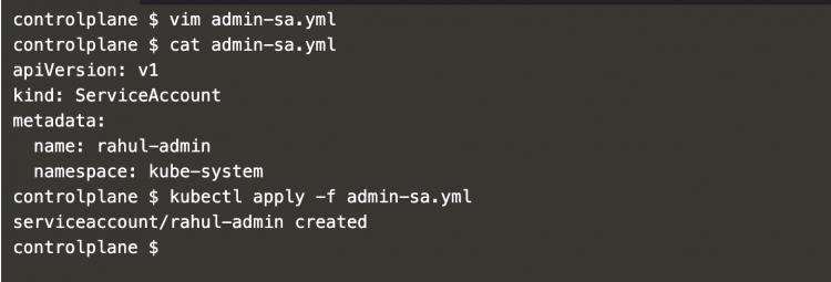 Ein Dienstkonto erstellen