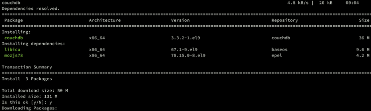 apache couchdb installieren