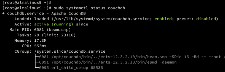 Couchdb-Server verifizieren