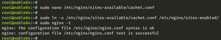 nginx-Einrichtung