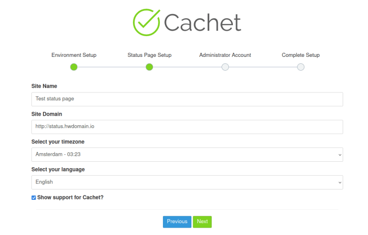 erste Seite erstellen