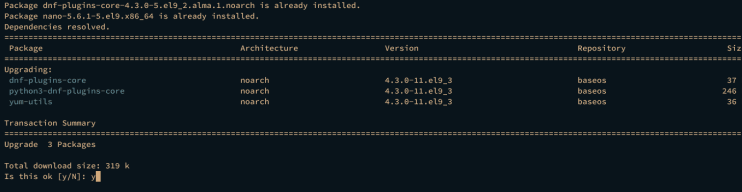 Basispakete installieren