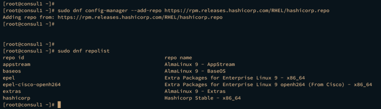 hoshicorp Repo hinzufügen