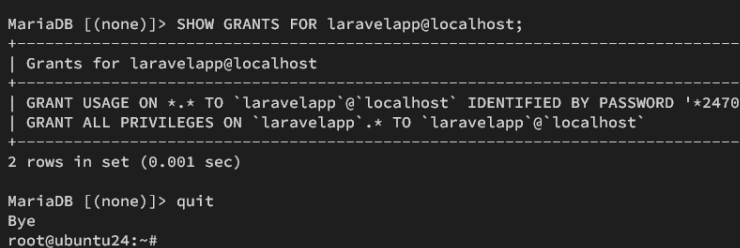 Privilegien für Benutzer anzeigen