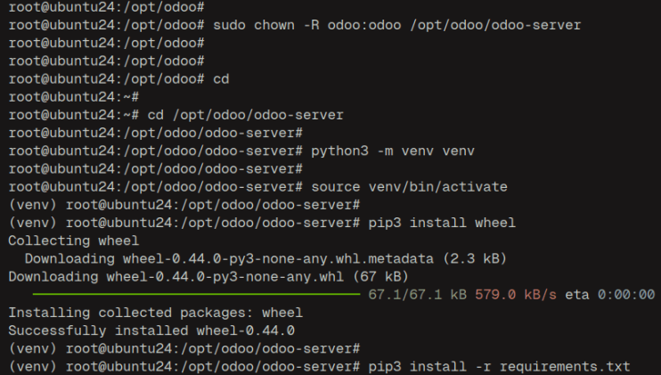 deps odoo installieren