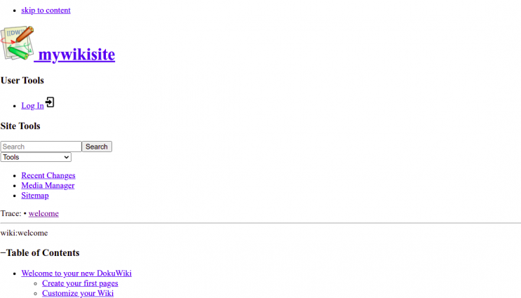 DokuWiki-Seite