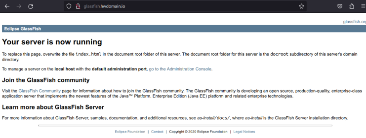 glassfish nginx reverse proxy