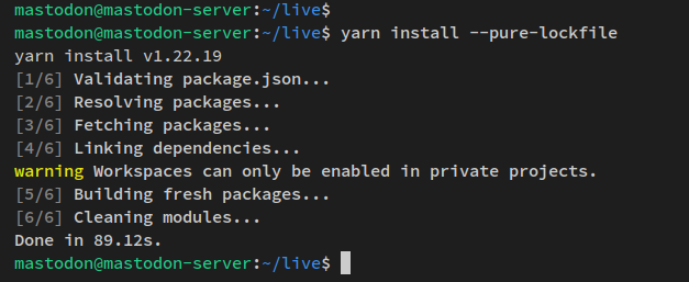Javascript-Abhängigkeiten installieren