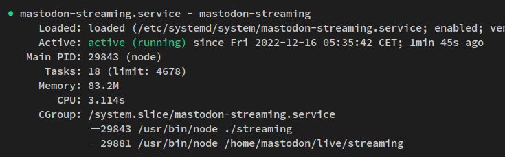 mastodon streaming sertvice