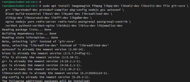 Abhängigkeiten installieren