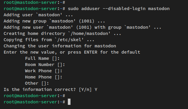 Neuen Benutzer hinzufügen