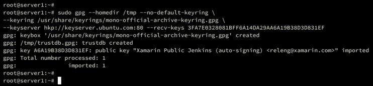 gpg-Schlüssel hinzufügen