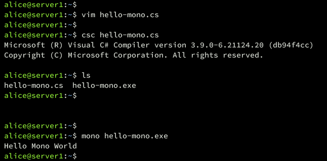 Hallo Welt erstellen