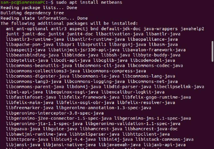 Installation der Netbeans IDE mit dem Ubuntu apt Repository