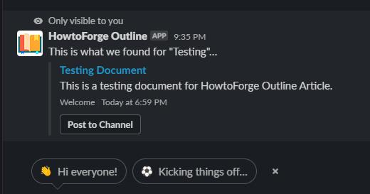 Gliederung Wiki Slack App Demo