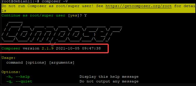 PHP Composer installieren