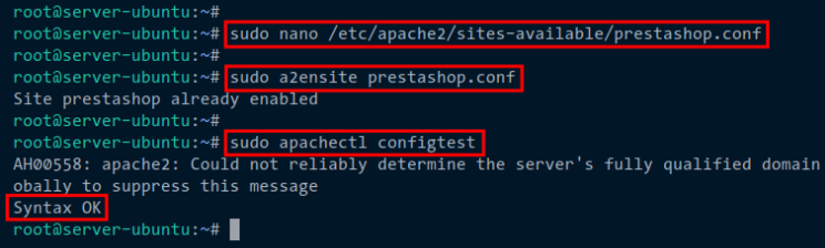 apache virtual host prestashop konfigurieren