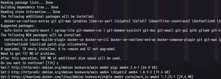 Docker installieren