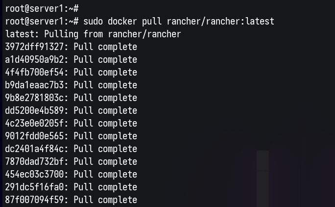 Docker pull rancher