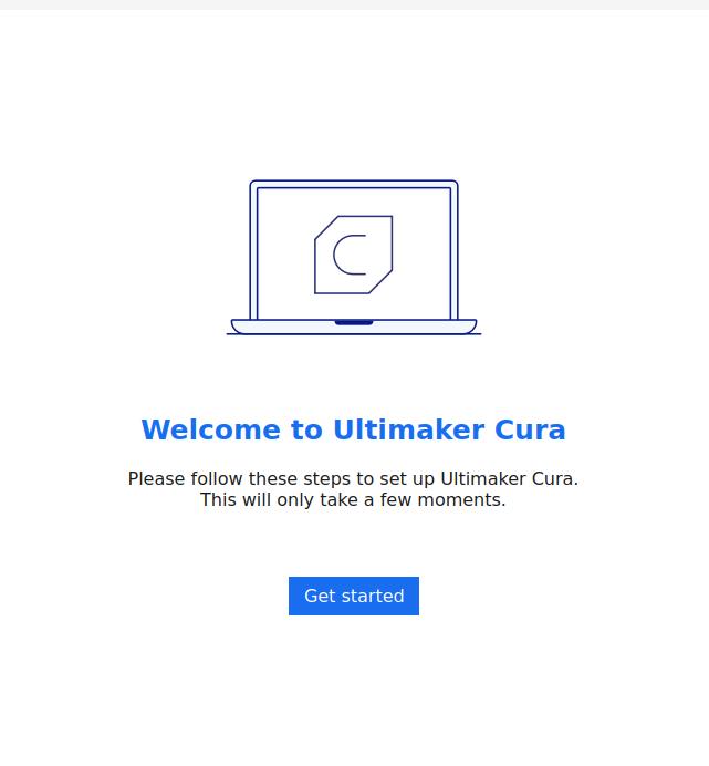 Cura Ultimaker starten