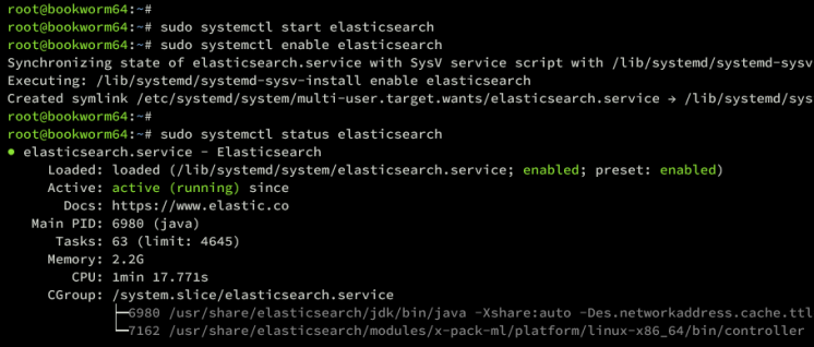 verifiziere elasticsearch