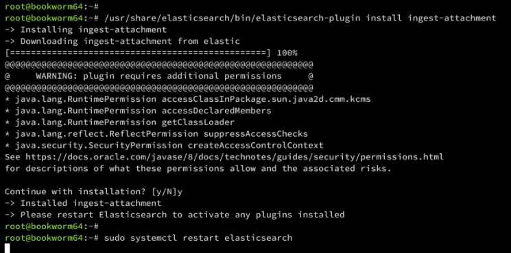 elasticsearch plugin installieren
