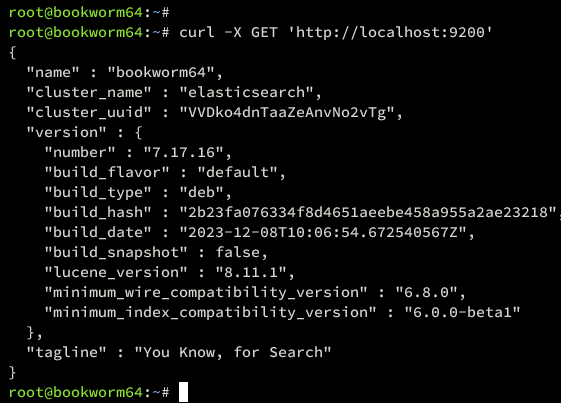 elasticsearch testen